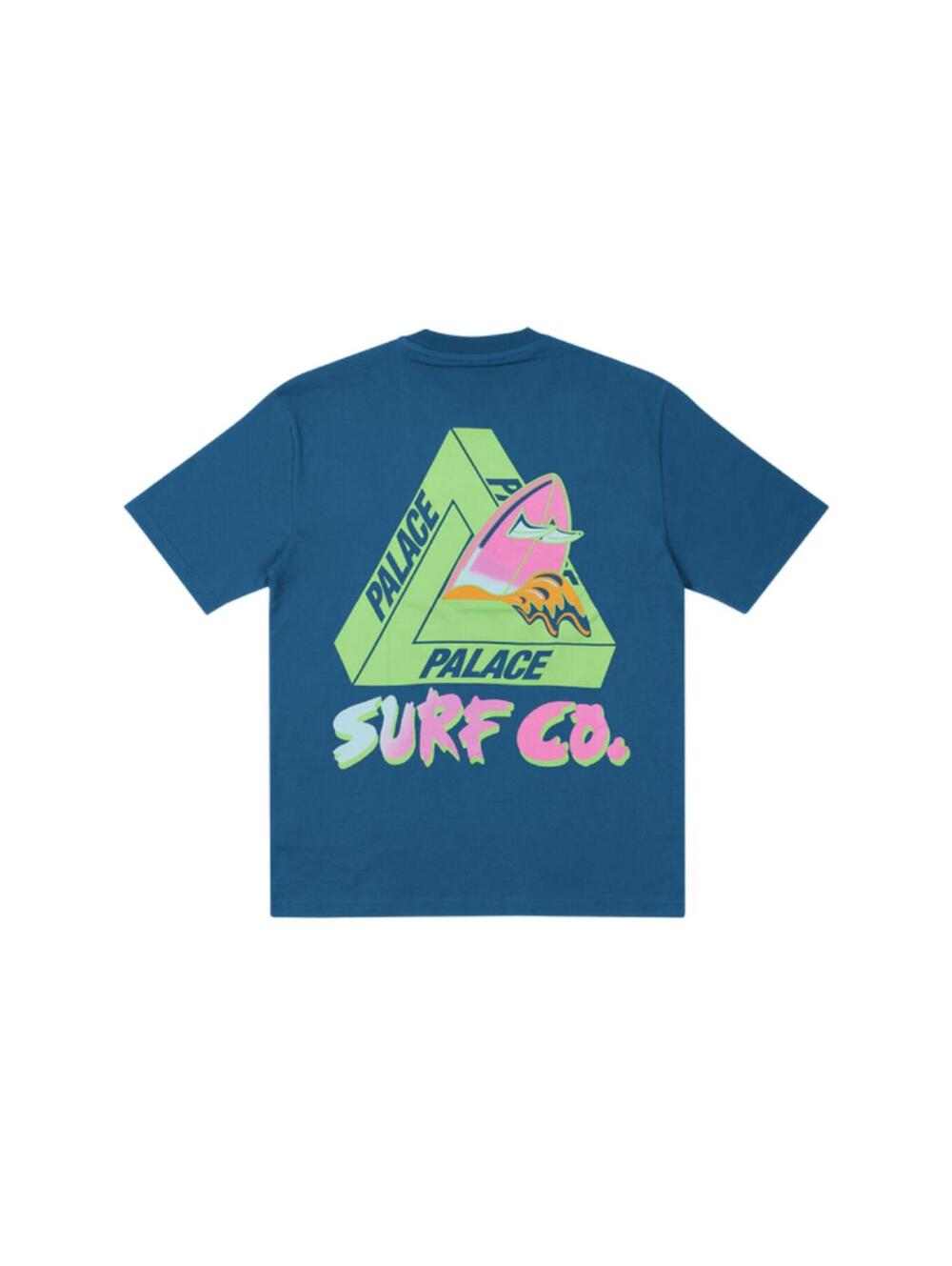 Palace Tri-Surf Co Tee Blue • M